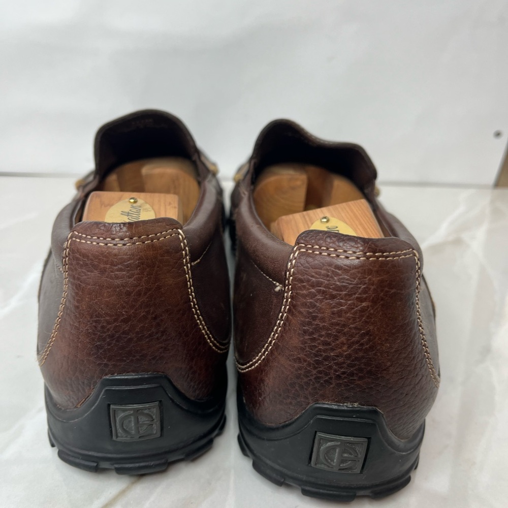COLE HAAN Tucker Venetian Loafer Leather Brown Men Shoes Size 11.5 M Slip On - Picture 10 of 14